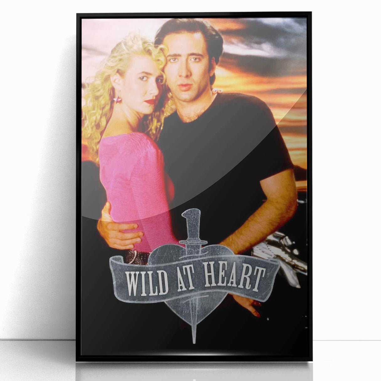1990s Vintage Movie Poster – Cult Classic Romantic Crime Film Art