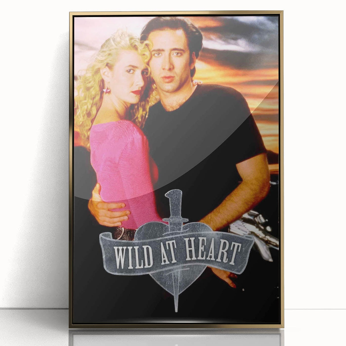 1990s Vintage Movie Poster – Cult Classic Romantic Crime Film Art