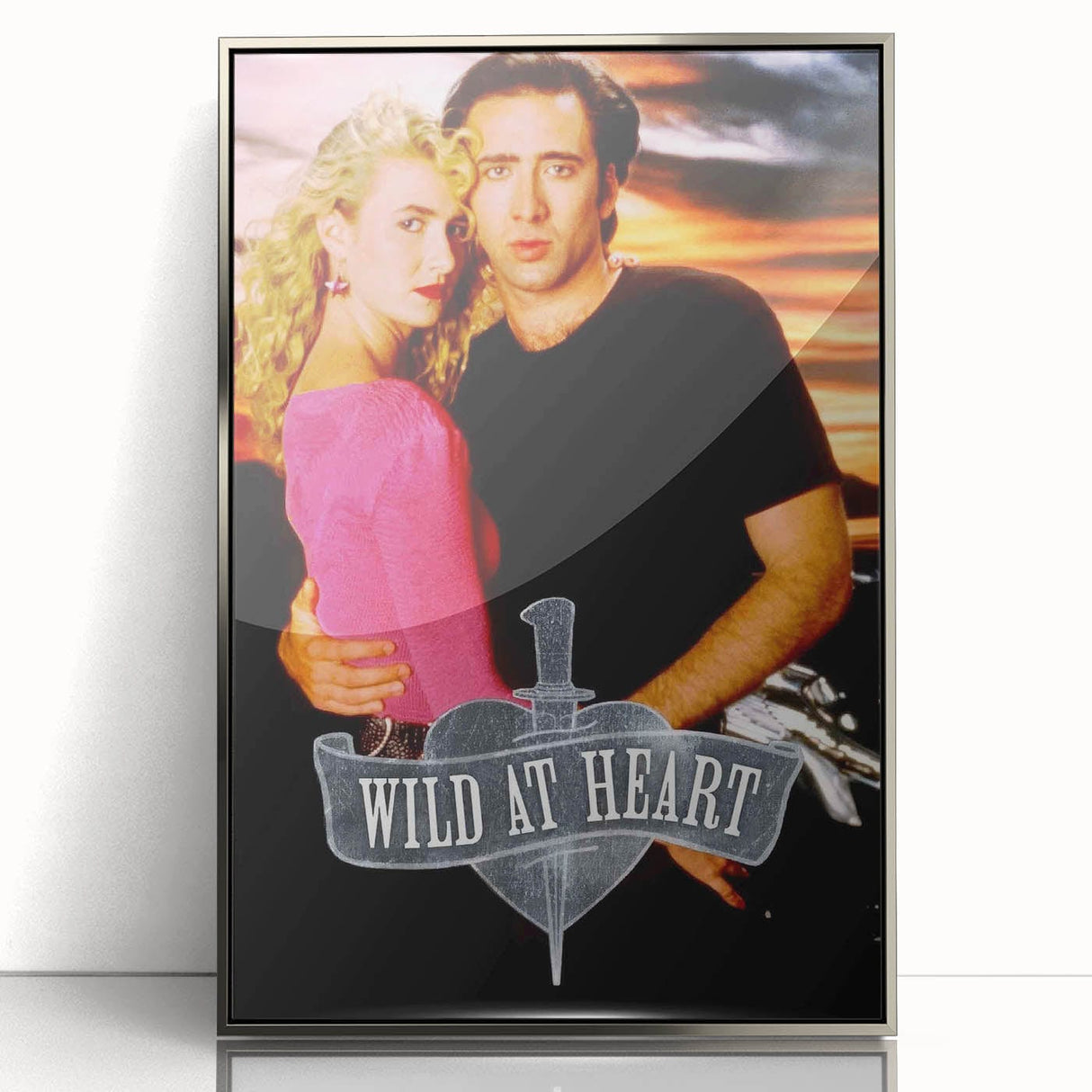 1990s Vintage Movie Poster – Cult Classic Romantic Crime Film Art