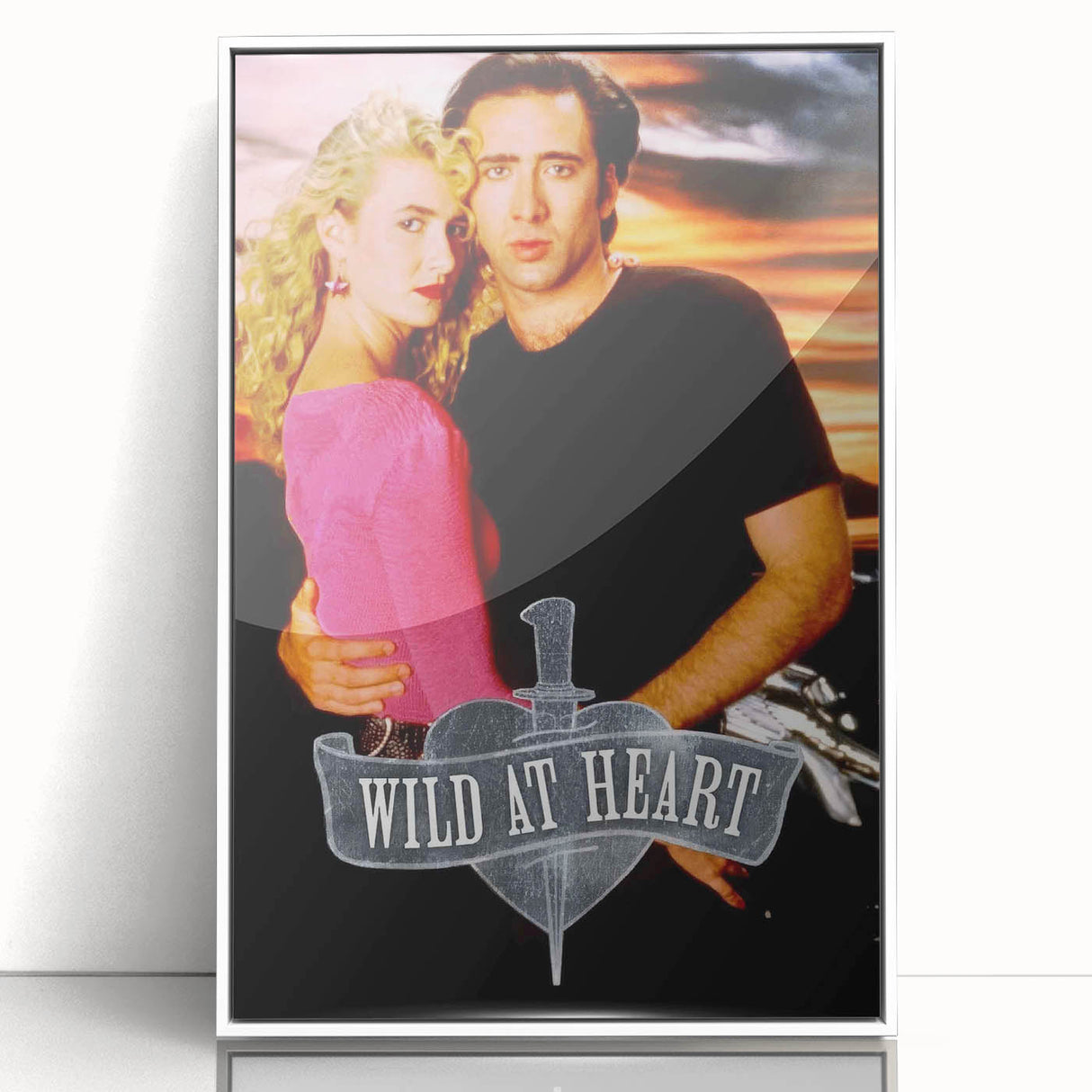 1990s Vintage Movie Poster – Cult Classic Romantic Crime Film Art
