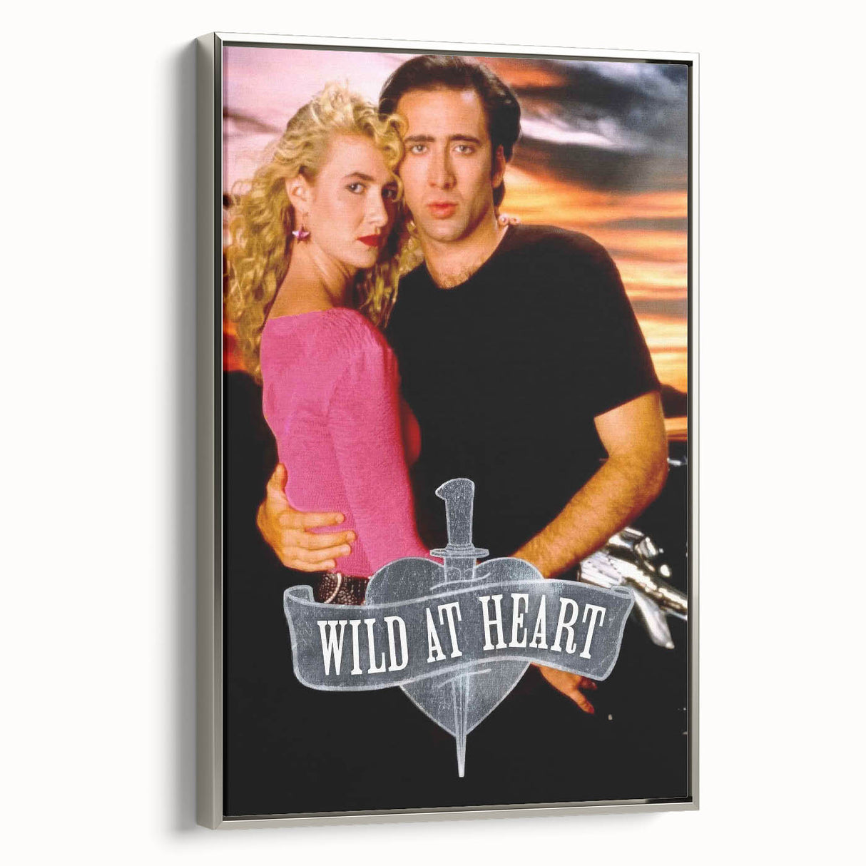 1990s Vintage Movie Poster – Cult Classic Romantic Crime Film Art