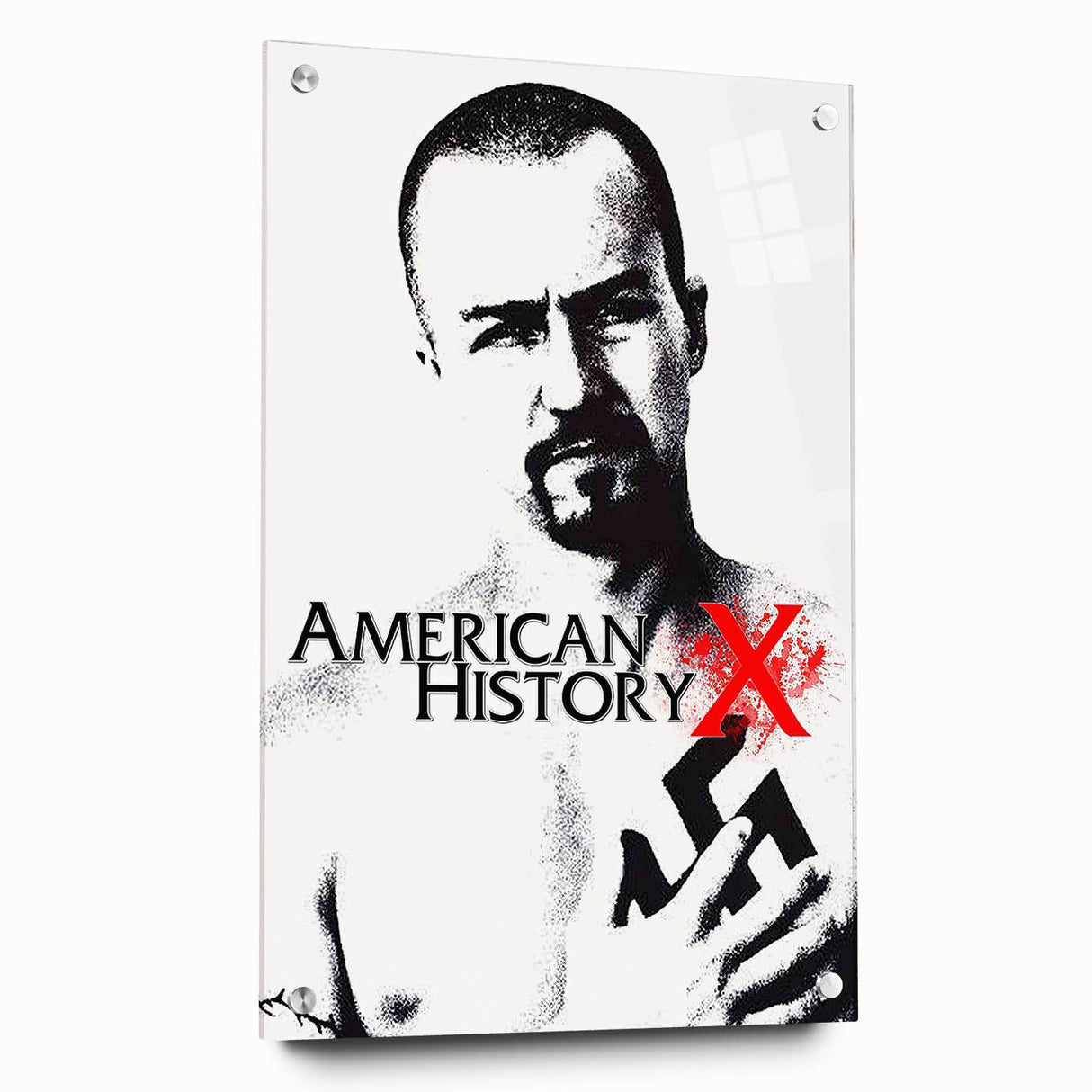 1990s Vintage Movie Poster – American History X Retro Film Print
