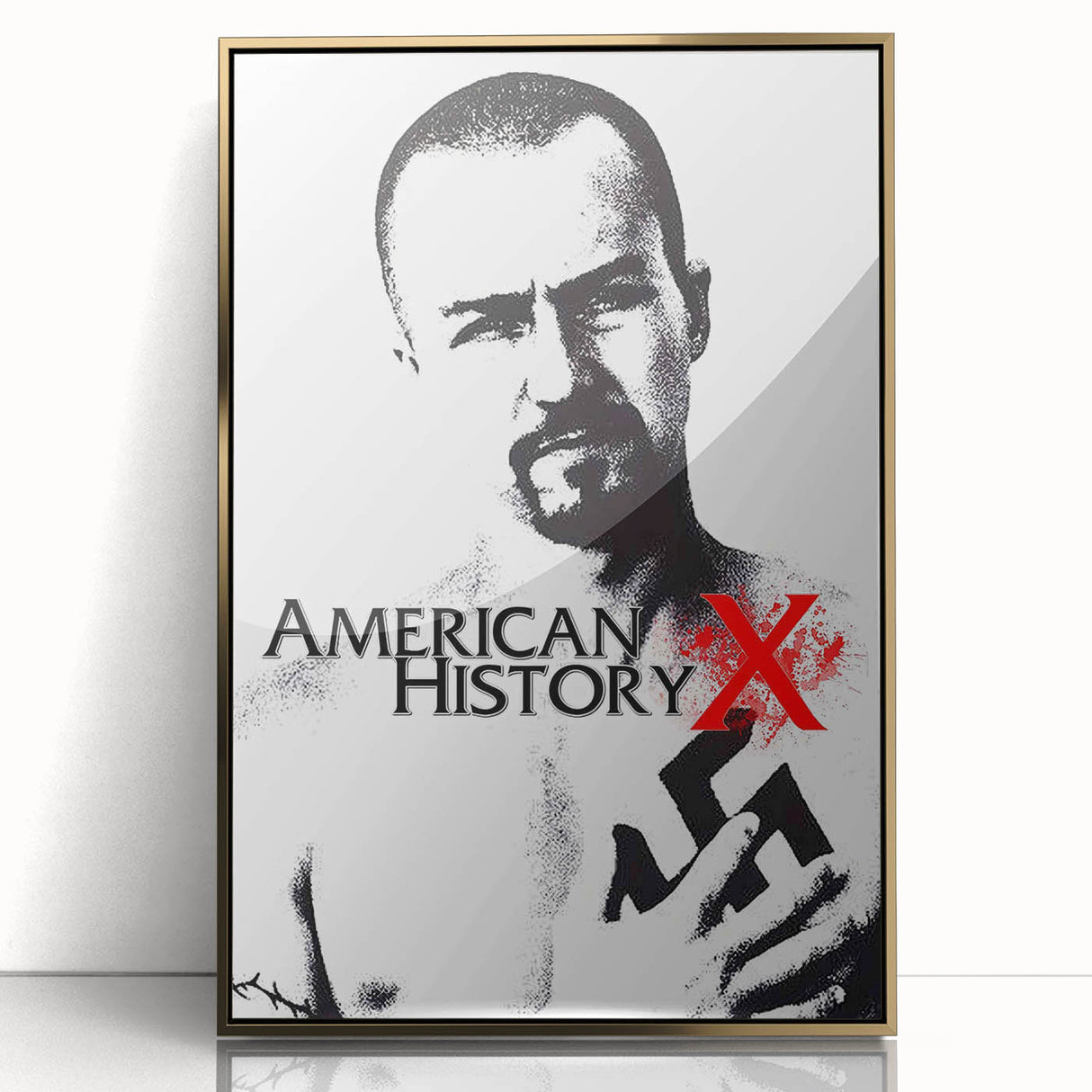 1990s Vintage Movie Poster – American History X Retro Film Print