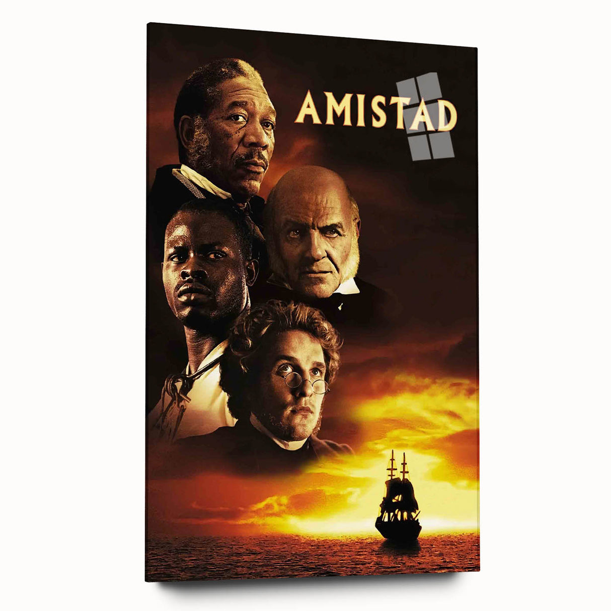 1990s Vintage Movie Poster – Amistad Classic 90s Film Artwork