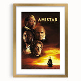 1990s Vintage Movie Poster – Amistad Classic 90s Film Artwork