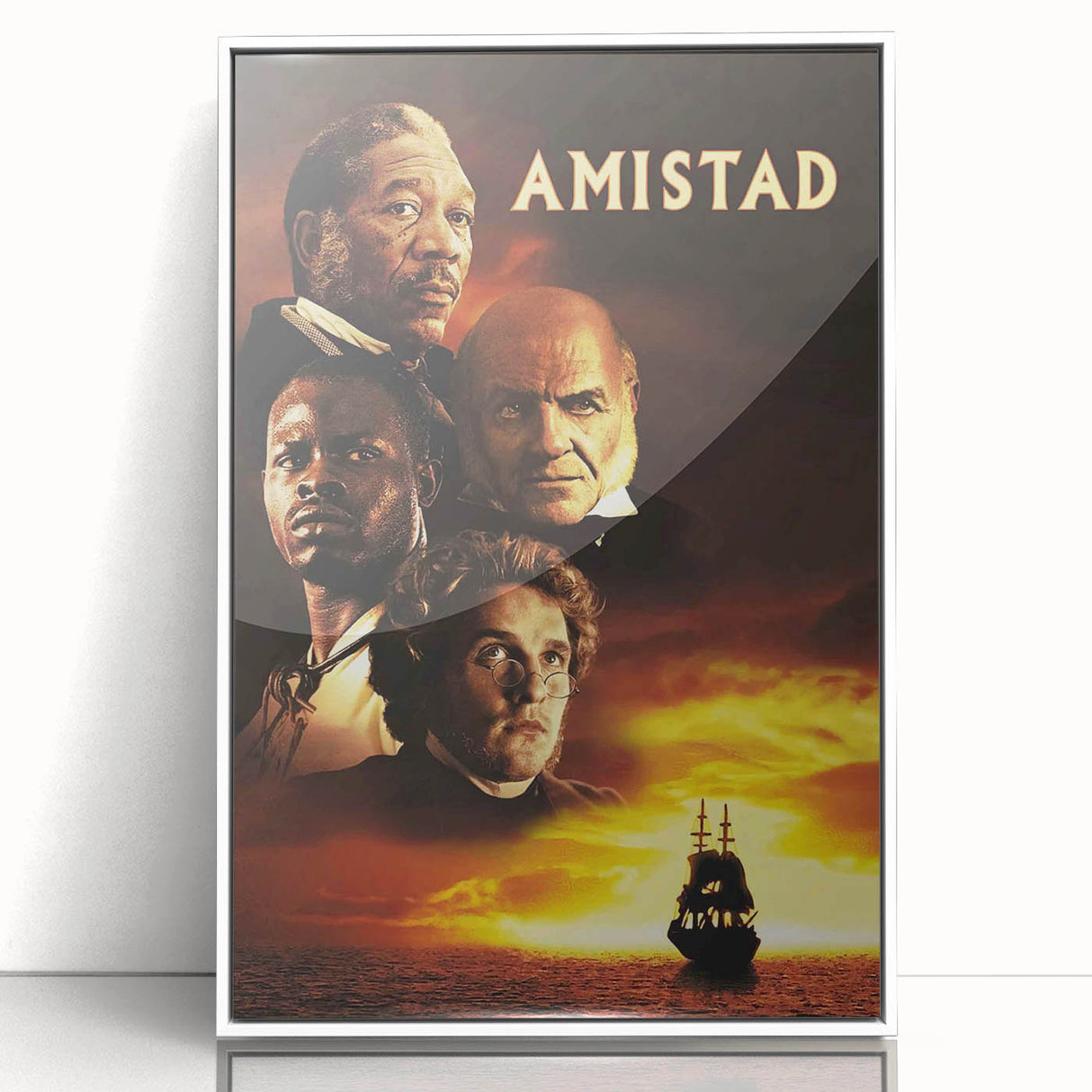 1990s Vintage Movie Poster – Amistad Classic 90s Film Artwork