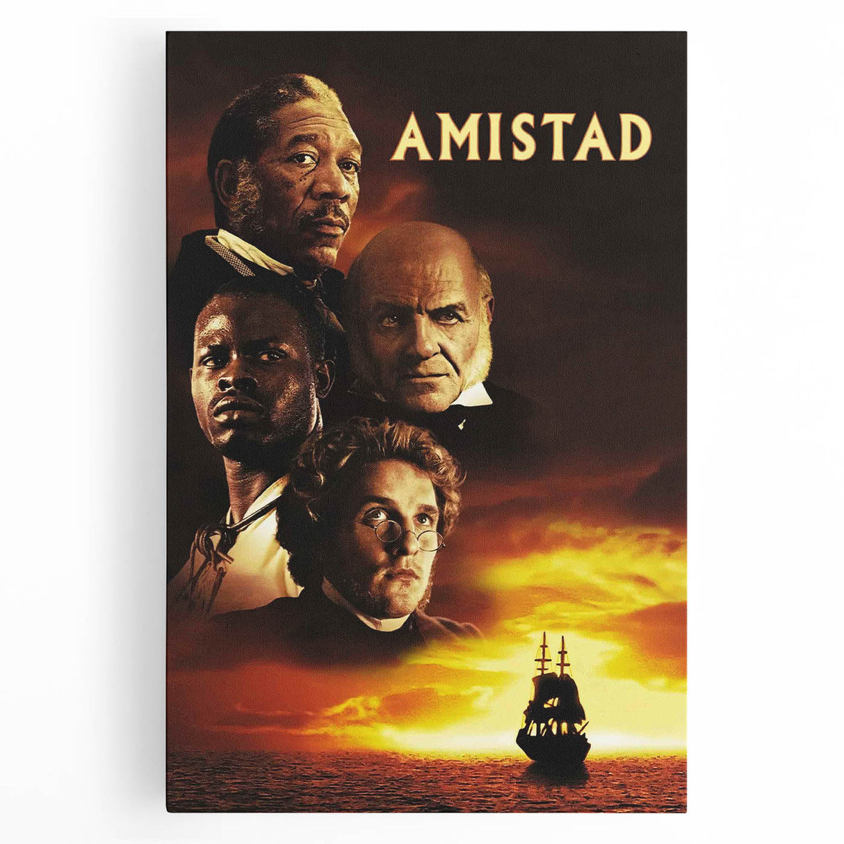 1990s Vintage Movie Poster – Amistad Classic 90s Film Artwork