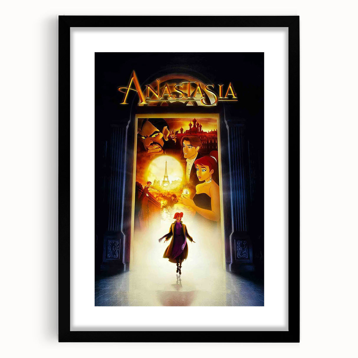 1990s Vintage Movie Poster – Anastasia Classic 90s Film Artwork