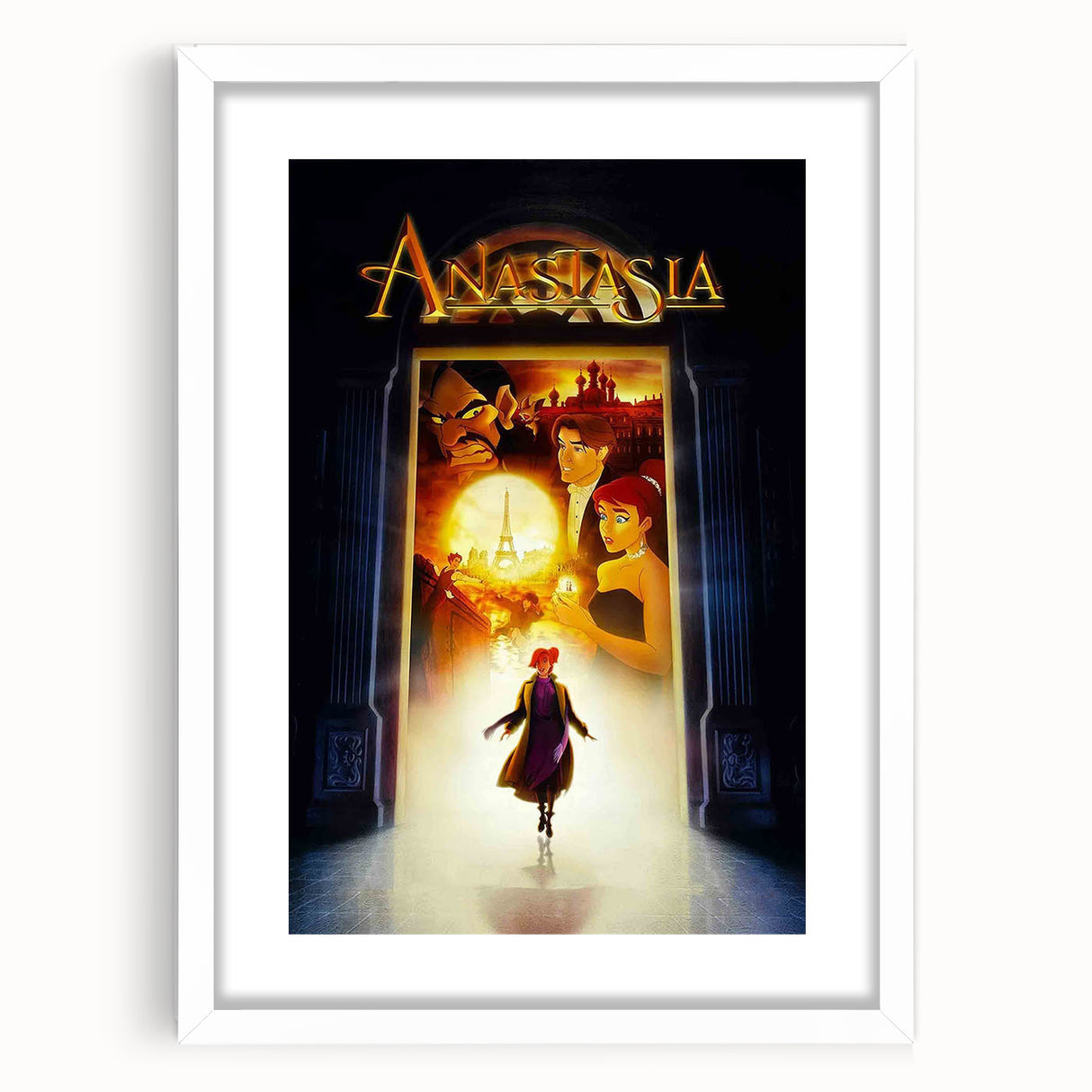 1990s Vintage Movie Poster – Anastasia Classic 90s Film Artwork