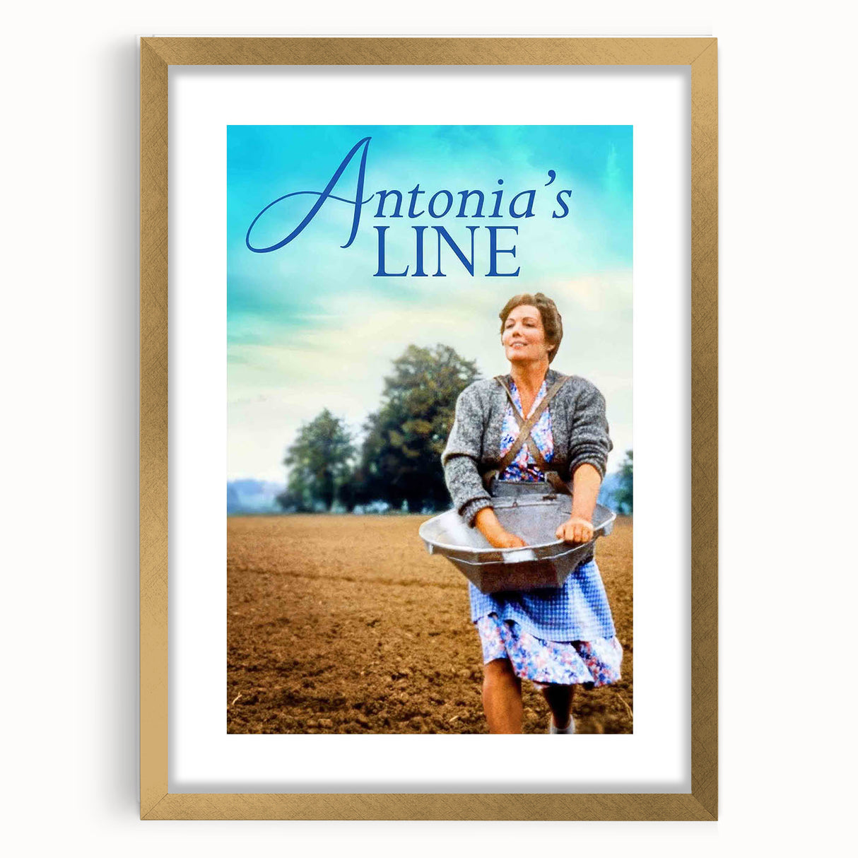 1990s Vintage Movie Poster – Antonia’s Line Retro 90s Film Artwork