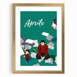 1990s Vintage Movie Poster – Aprile Classic 90s Film Artwork