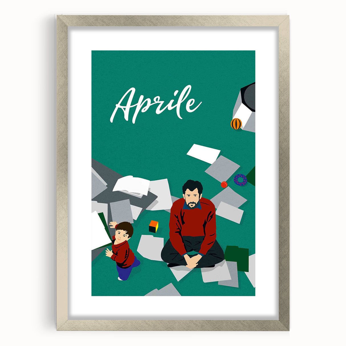 1990s Vintage Movie Poster – Aprile Classic 90s Film Artwork