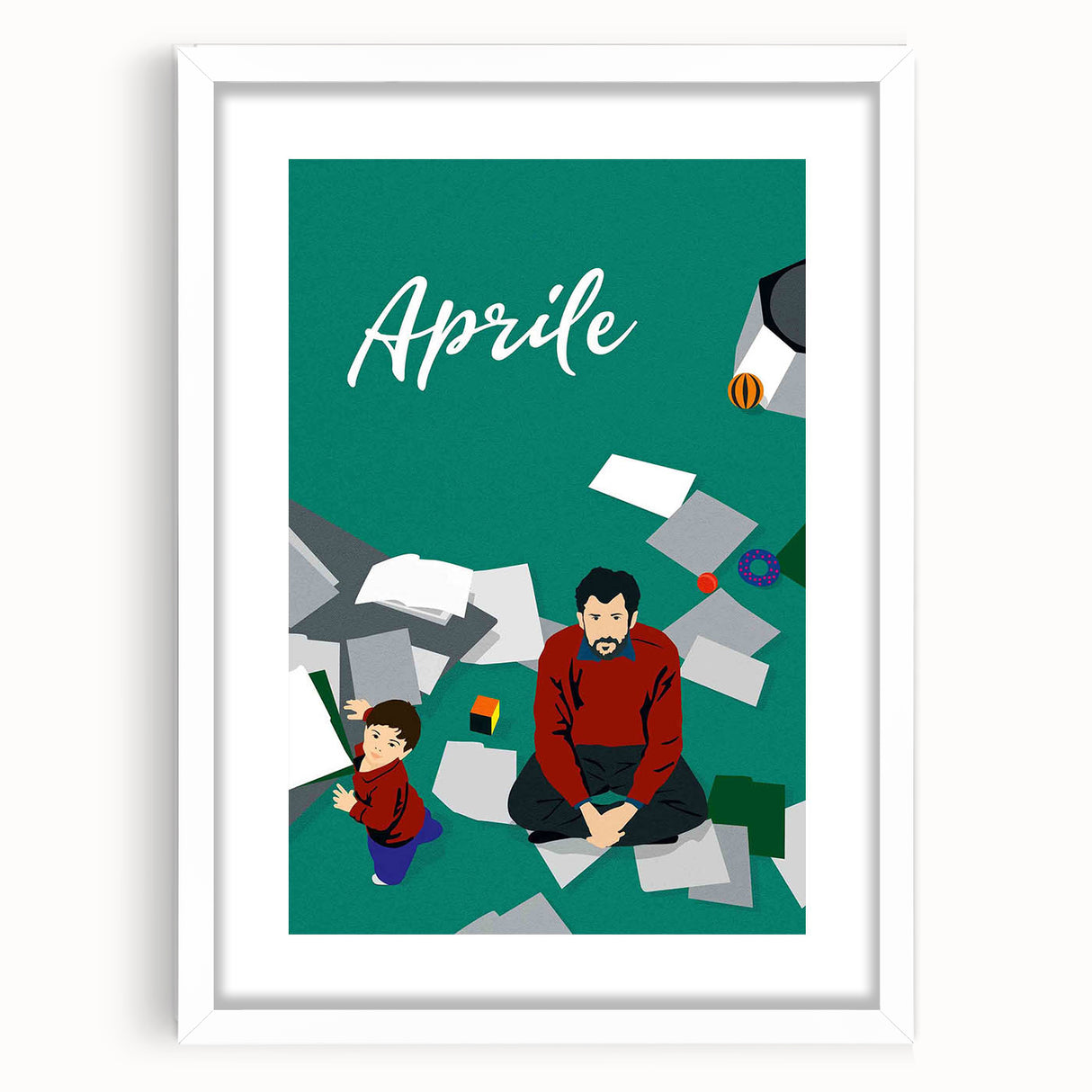 1990s Vintage Movie Poster – Aprile Classic 90s Film Artwork