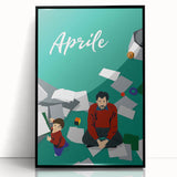 1990s Vintage Movie Poster – Aprile Classic 90s Film Artwork