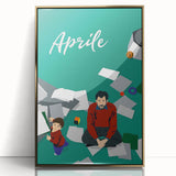 1990s Vintage Movie Poster – Aprile Classic 90s Film Artwork