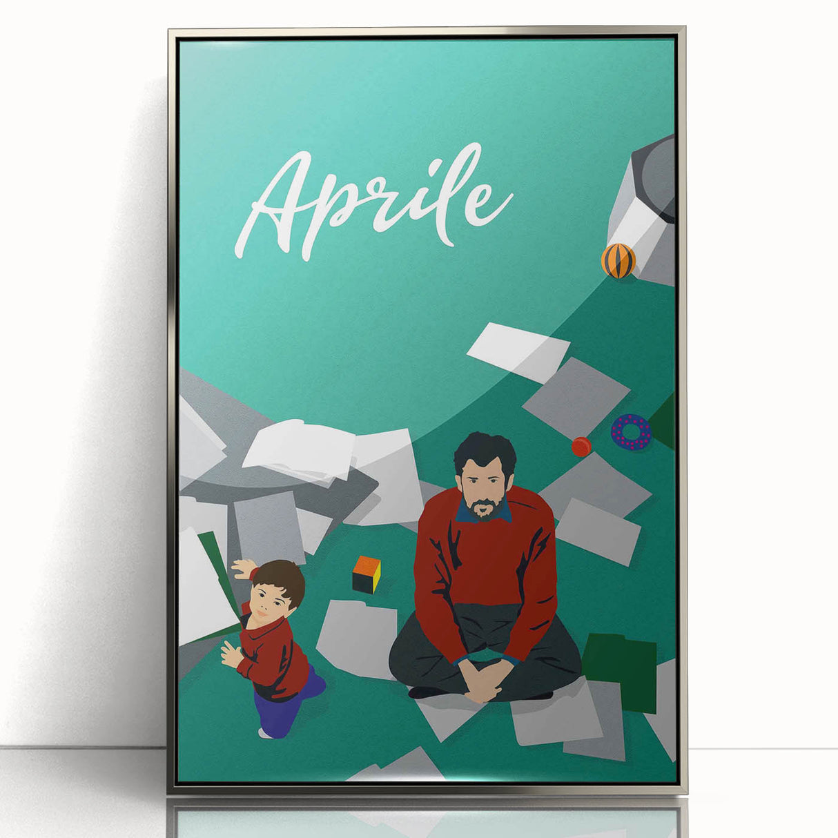 1990s Vintage Movie Poster – Aprile Classic 90s Film Artwork
