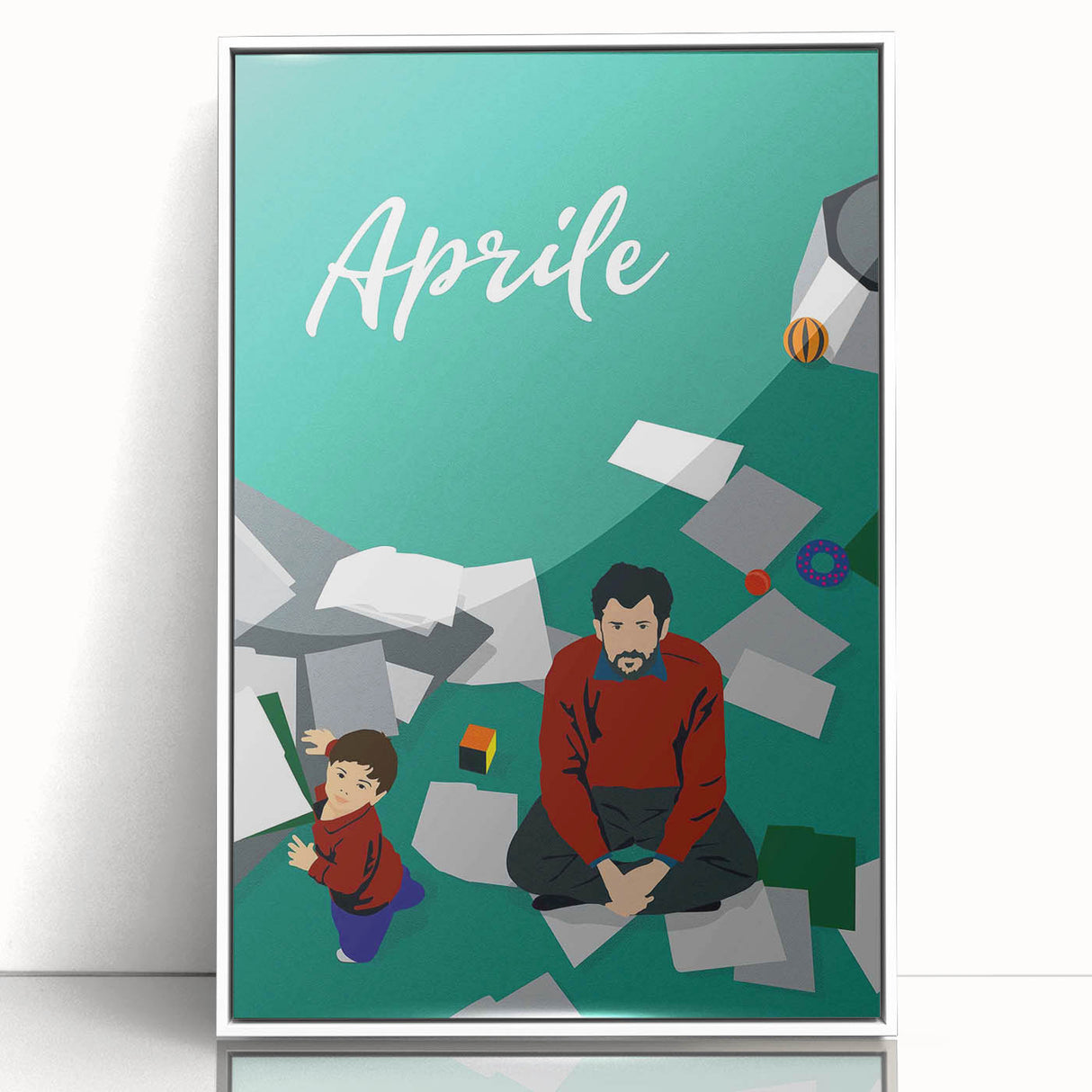 1990s Vintage Movie Poster – Aprile Classic 90s Film Artwork