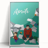 1990s Vintage Movie Poster – Aprile Classic 90s Film Artwork