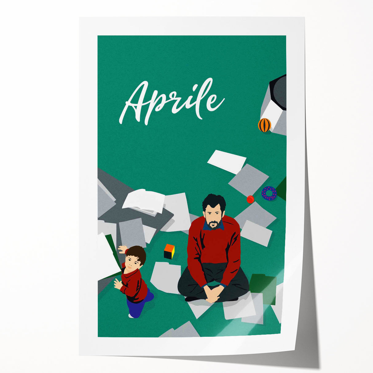 1990s Vintage Movie Poster – Aprile Classic 90s Film Artwork