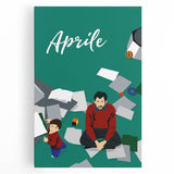 1990s Vintage Movie Poster – Aprile Classic 90s Film Artwork