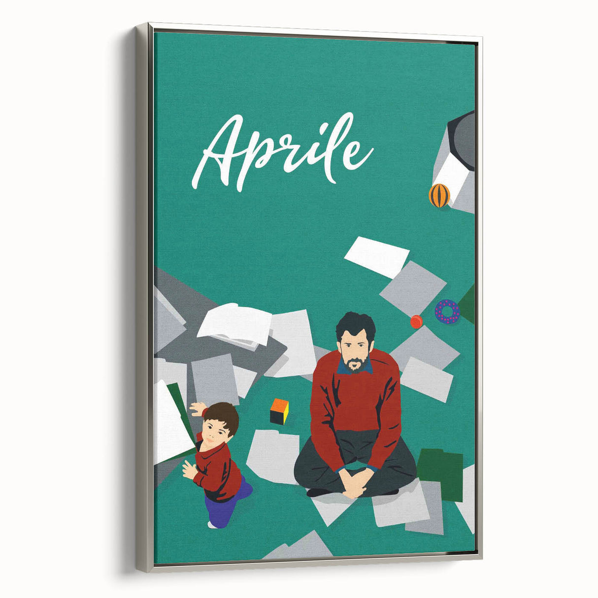 1990s Vintage Movie Poster – Aprile Classic 90s Film Artwork