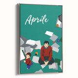 1990s Vintage Movie Poster – Aprile Classic 90s Film Artwork