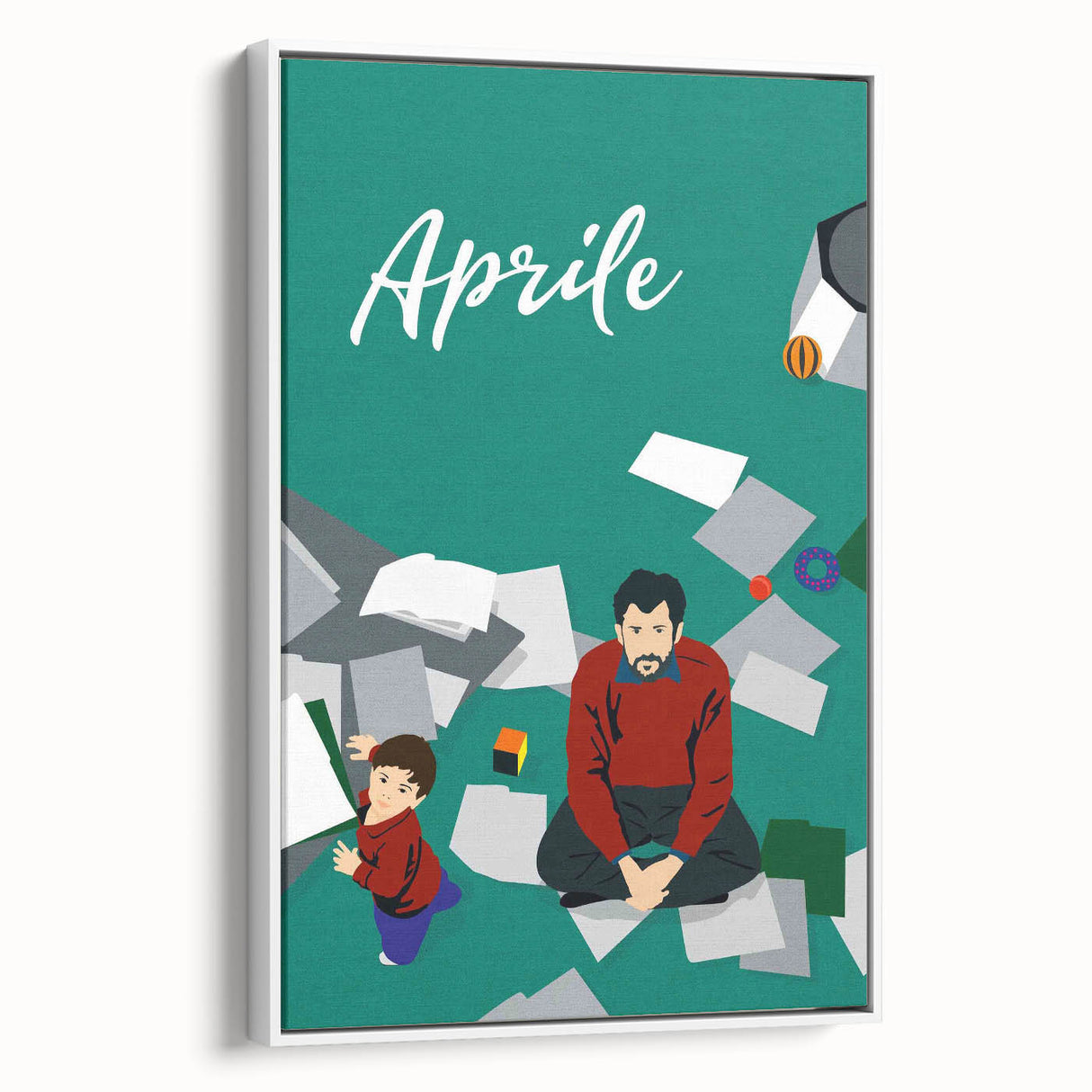 1990s Vintage Movie Poster – Aprile Classic 90s Film Artwork