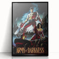 1990s Vintage Movie Poster – Army of Darkness Retro 90s Film Art