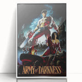 1990s Vintage Movie Poster – Army of Darkness Retro 90s Film Art