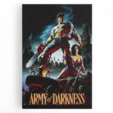 1990s Vintage Movie Poster – Army of Darkness Retro 90s Film Art
