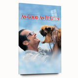 1990s Vintage Movie Poster – As Good As It Gets Retro Film Art