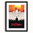 1990s Vintage Movie Poster – Baashha Classic 90s Film Artwork
