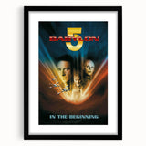 1990s Vintage Movie Poster – Babylon 5 In the Beginning Sci-Fi Art
