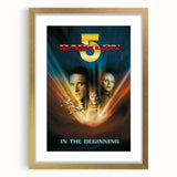 1990s Vintage Movie Poster – Babylon 5 In the Beginning Sci-Fi Art