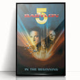 1990s Vintage Movie Poster – Babylon 5 In the Beginning Sci-Fi Art