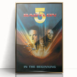 1990s Vintage Movie Poster – Babylon 5 In the Beginning Sci-Fi Art