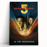 1990s Vintage Movie Poster – Babylon 5 In the Beginning Sci-Fi Art