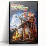 1990s Vintage Movie Poster – Back to the Future Part III Retro Art