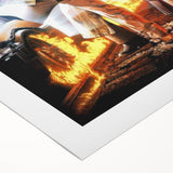 1990s Vintage Movie Poster – Back to the Future Part III Retro Art