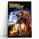 1990s Vintage Movie Poster – Back to the Future Part III Retro Art
