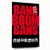 1990s Vintage Movie Poster – Bang Boom Bang Retro Crime Film Art