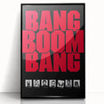 1990s Vintage Movie Poster – Bang Boom Bang Retro Crime Film Art