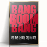 1990s Vintage Movie Poster – Bang Boom Bang Retro Crime Film Art