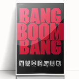 1990s Vintage Movie Poster – Bang Boom Bang Retro Crime Film Art