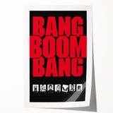 1990s Vintage Movie Poster – Bang Boom Bang Retro Crime Film Art