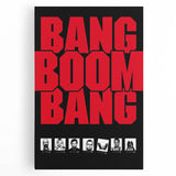 1990s Vintage Movie Poster – Bang Boom Bang Retro Crime Film Art