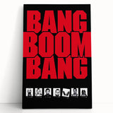 1990s Vintage Movie Poster – Bang Boom Bang Retro Crime Film Art