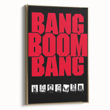 1990s Vintage Movie Poster – Bang Boom Bang Retro Crime Film Art