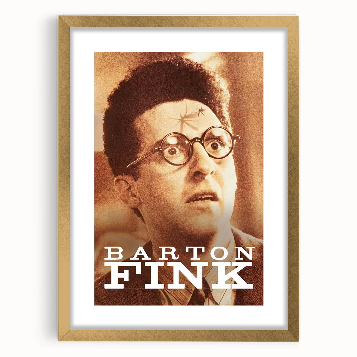 1990s Vintage Movie Poster – Barton Fink Classic 90s Film Artwork