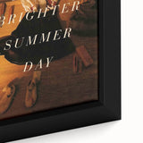 1990s Vintage Movie Poster - Classic 90s Film Art - A Brighter Summer